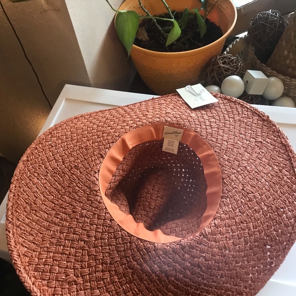 Universal Thread Orange beach hat paper straw NWT - Picture 8 of 8